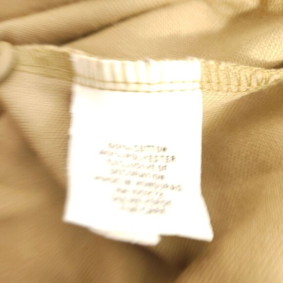 Tru-Spec Mens XL X-Large Beige Tan Short Sleeve Polo Shirt - Picture 4 of 7